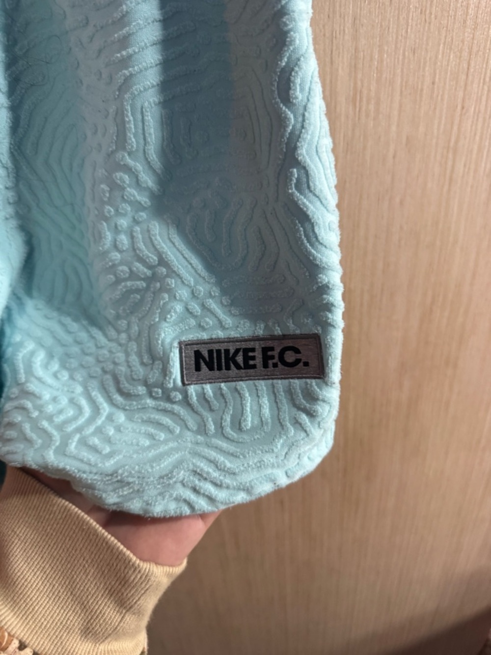 Women's Nike F.C. Light Blue Soccer Track Shorts Size Small - Picture 2 of 5